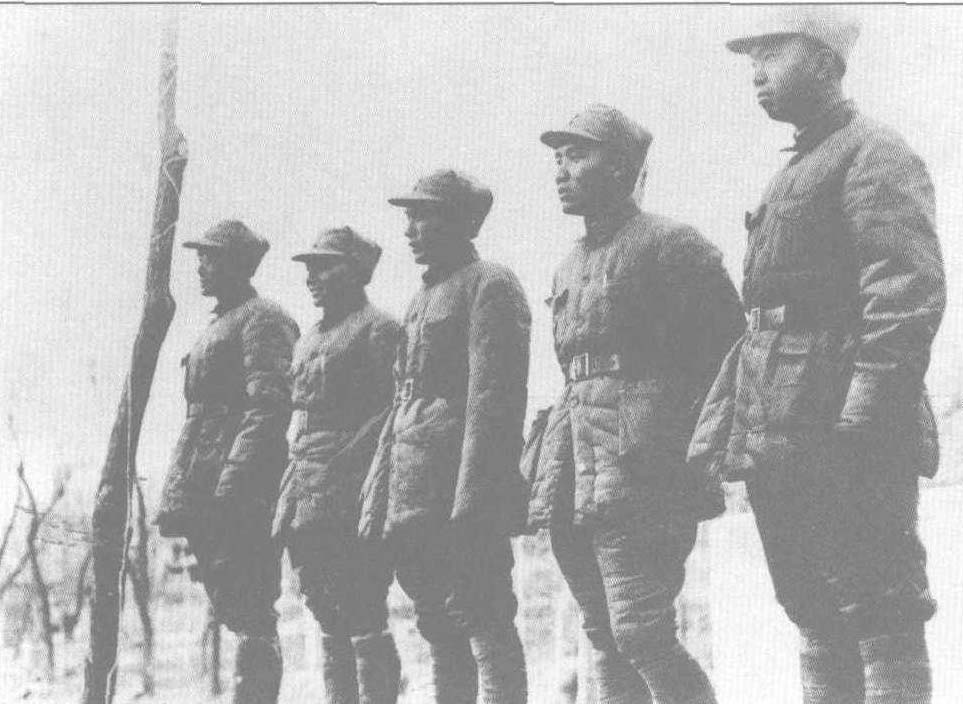 八路军第129师领导人在太行山区